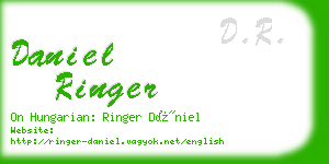 daniel ringer business card